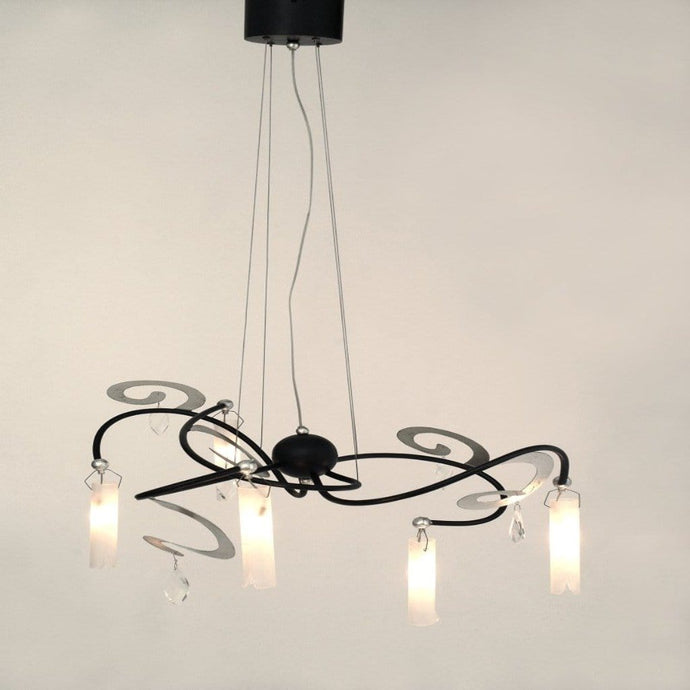 Hanging lamp 5-flg. CASINO - 300 K 1584 SX - shinychandeliers.co.uk