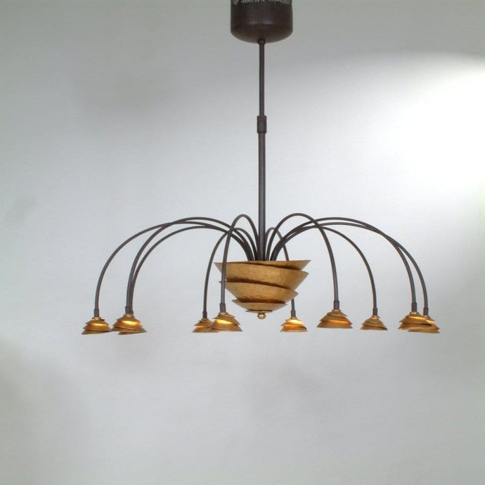 Hanging lamp 12-flg. SNAIL - 300 K 1591 X - shinychandeliers.co.uk