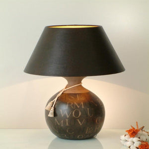 Table lamp 1-leaf CARATTERE GRANDE - 432 K 1206 - shinychandeliers.co.uk