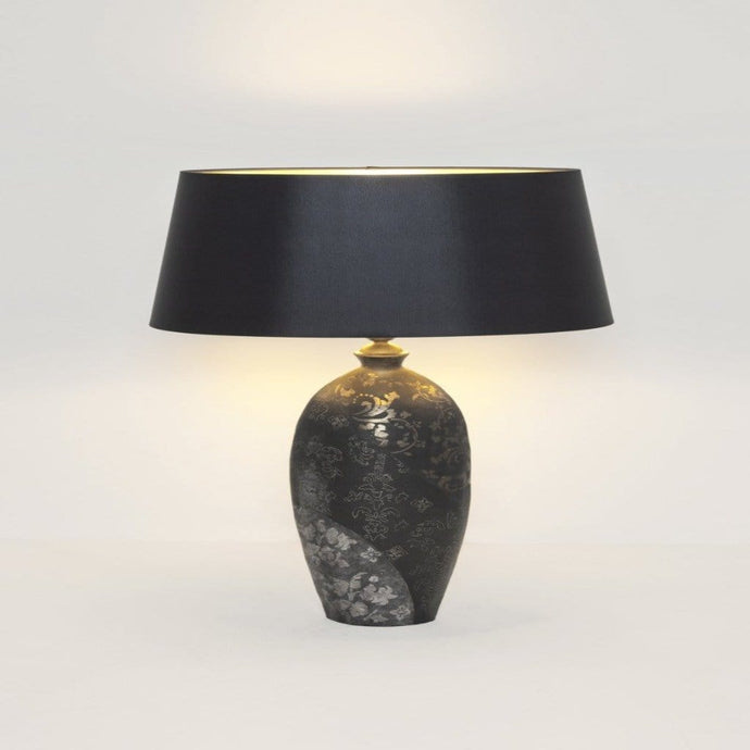 Table lamp 1-leaf MARY OVAL LARGE - 432 K 1218 - shinychandeliers.co.uk