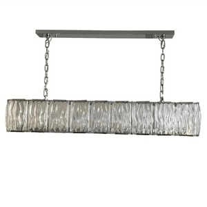 Avivo Chelsea PD1603-18B | 18 Light Kitchen Island Light Bar Pendant Chrome & Black Ceiling Fitting