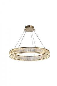 Avivo Grande Range MD20211-1A | Crsytal Polished brass Halo Ring Chandelier Pendant Light For Ceiling