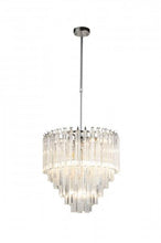 Load image into Gallery viewer, Avivo Royal Range FX20205 | Flush Mount Clear Tiered Chandelier Ceiling Lights Brass &amp; Chrome Design, 3 to 15 Lights