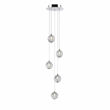 Load image into Gallery viewer, PD1302-A | Indoor Flush Chrome Entryway Multiple Pedant Ceiling Light Fitting, 1, 3, 5, 7, 9, &amp; 14 Lights