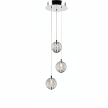 Load image into Gallery viewer, PD1302-A | Indoor Flush Chrome Entryway Multiple Pedant Ceiling Light Fitting, 1, 3, 5, 7, 9, &amp; 14 Lights