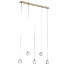 Load image into Gallery viewer, PD1302-B BUBBLES | Chrome &amp; Golden Indoor Flush &amp; Hanging Ceiling Light Fitting, Round &amp; Rectangular Styles, 3, 5, 9, 24, 26, &amp; 36 Lights