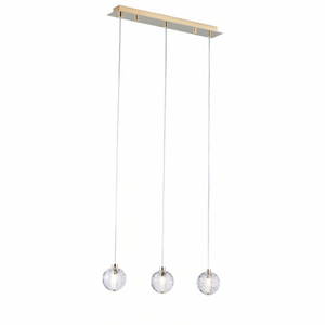 PD1302-B BUBBLES | Chrome & Golden Indoor Flush & Hanging Ceiling Light Fitting, Round & Rectangular Styles, 3, 5, 9, 24, 26, & 36 Lights