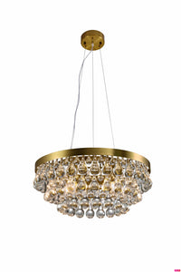 Empire Range PD20210-4A | Clear Glass Droplet Bowl Chandelier, Ceiling Light Pendant Fitting, 4 Lights