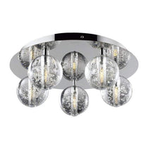 Load image into Gallery viewer, FX1302-B Bubbles | Indoor Flush Chrome Ceiling Light Fitting, 3 &amp; 5 Lights