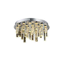 Load image into Gallery viewer, FX1609 Cascade |  Flush Square &amp; Round Design Polished Chrome Ceiling Light Fitting, 16, 31, &amp; 36 Lights